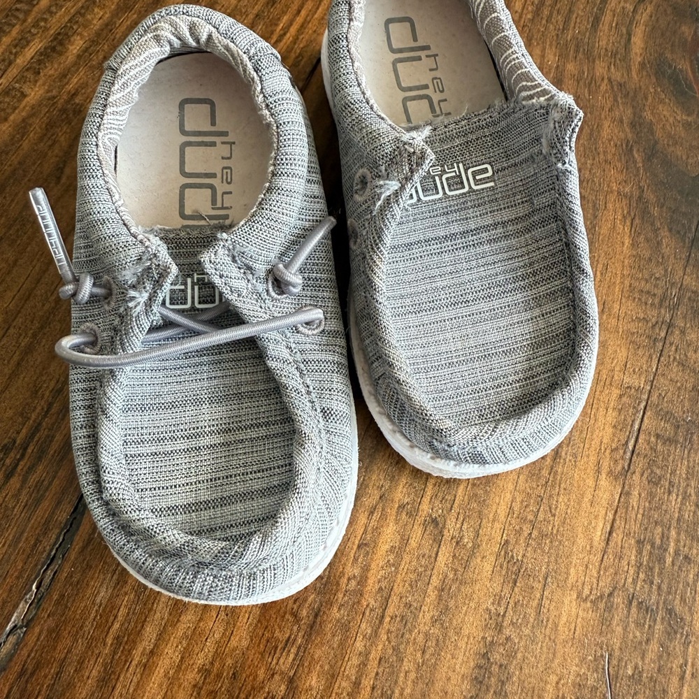 Hey Dude Kids Moccasins in Gray